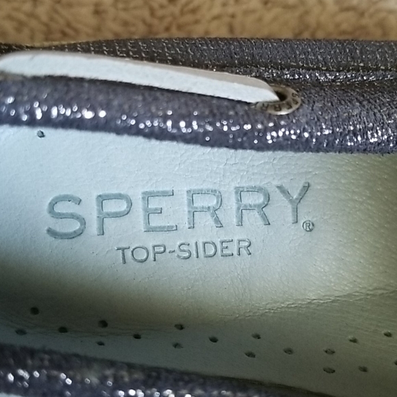 Sperry Vida Brushed Silver Metallic Boat Shoes - Picture 13 of 15